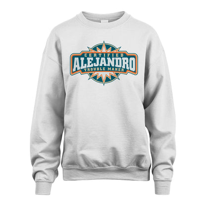 Certified Your Name Trouble Maker Shirt ALEJANDRO M1-36