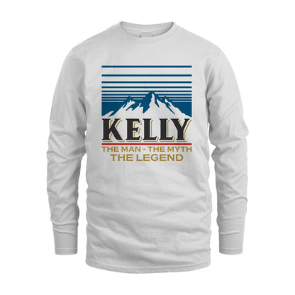 The Man The Myth The Legend Vintage Mountain Shirt KELLY M1-19