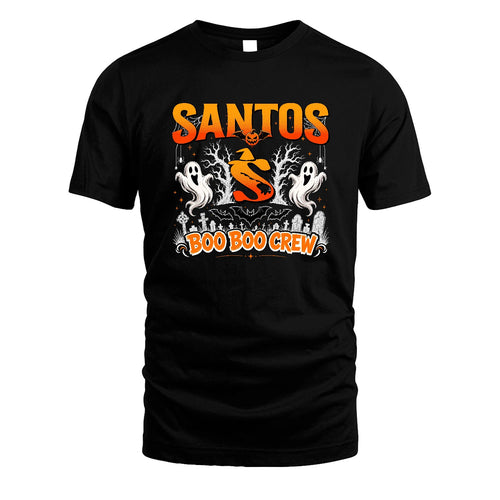 Boo Boo Crew Halloween Custom Name Shirt SANTOS M1-28