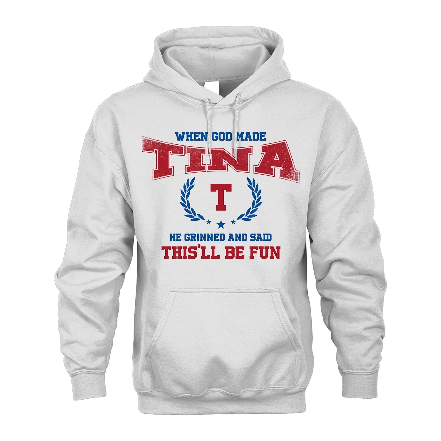 When God Made He Grinned And Said This'll Be Fun Shirt TINA M1-12
