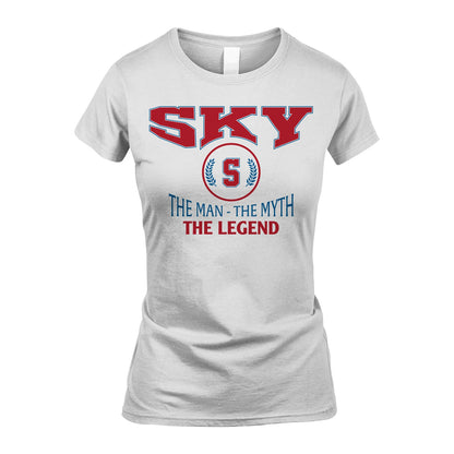 The Man The Myth The Legend Jet Style Shirt SKY M1-9