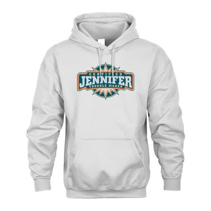 Certified Your Name Trouble Maker Shirt JENNIFER M1-36