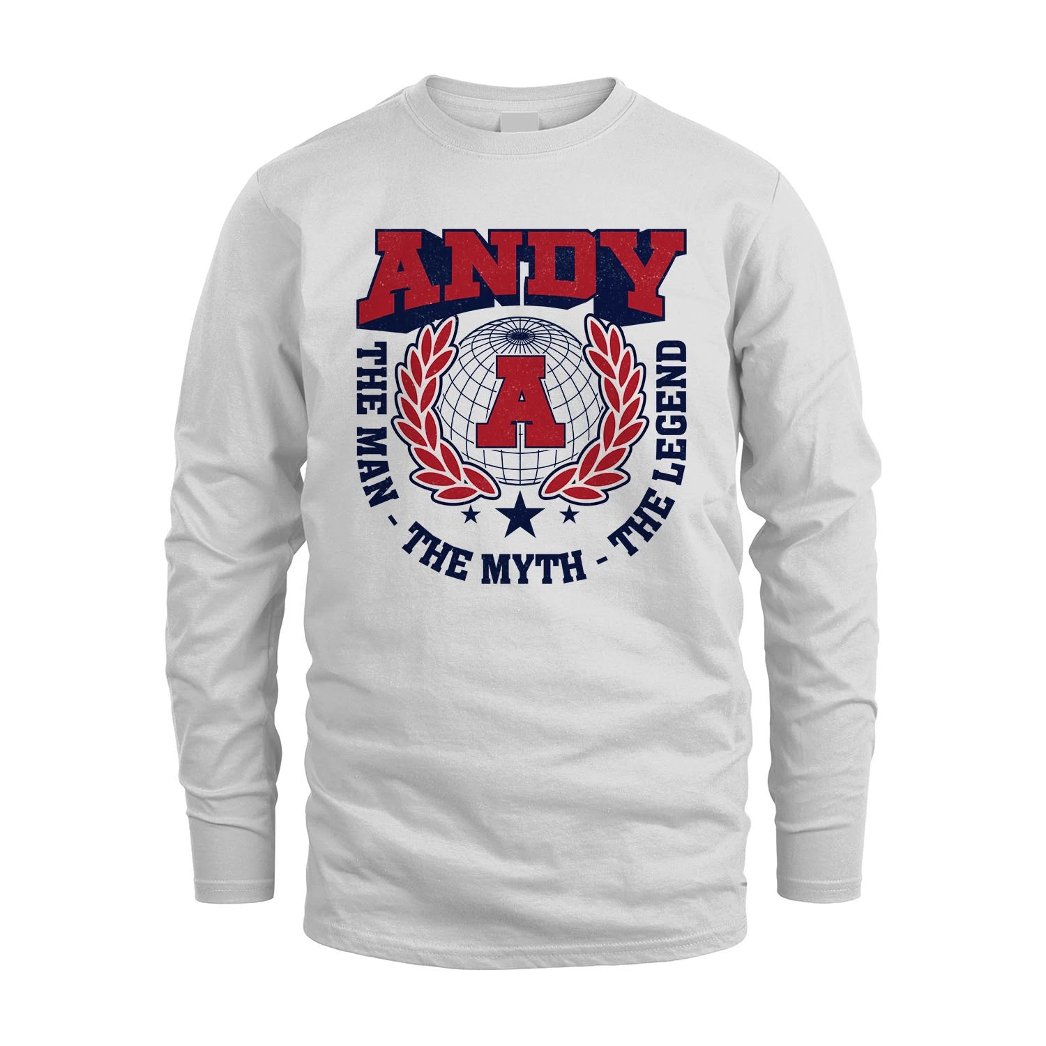 The Man The Myth The Legend Logo Shirt ANDY M1-30