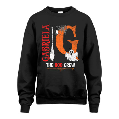 The Boo Crew Halloween With Your Name Shirt GABRIELA M1-23