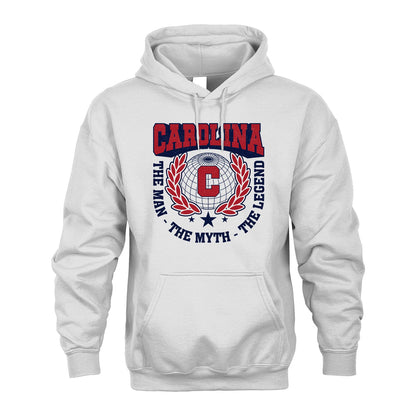 The Man The Myth The Legend Logo Shirt CAROLINA M1-30