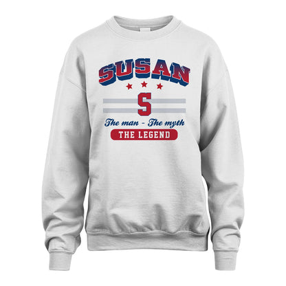 The Man The Myth The Legend With Your Name Shirt SUSAN M1-35