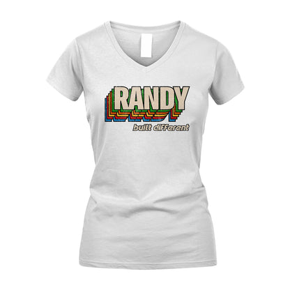 Your Name Built Different Retro Shirt RANDY M1-26