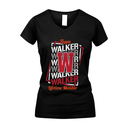 Team Your Name Lifetime Member Sporty Shirt WALKER M1-25