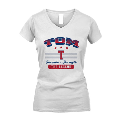 The Man The Myth The Legend With Your Name Shirt TOM M1-35