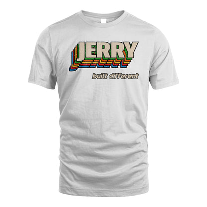 Your Name Built Different Retro Shirt JERRY M1-26
