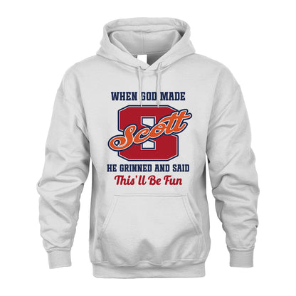 God Made Your Name Custom Shirt SCOTT M1-16
