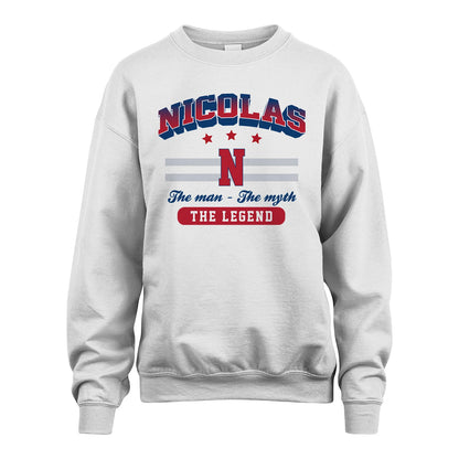 The Man The Myth The Legend With Your Name Shirt NICOLAS M1-35