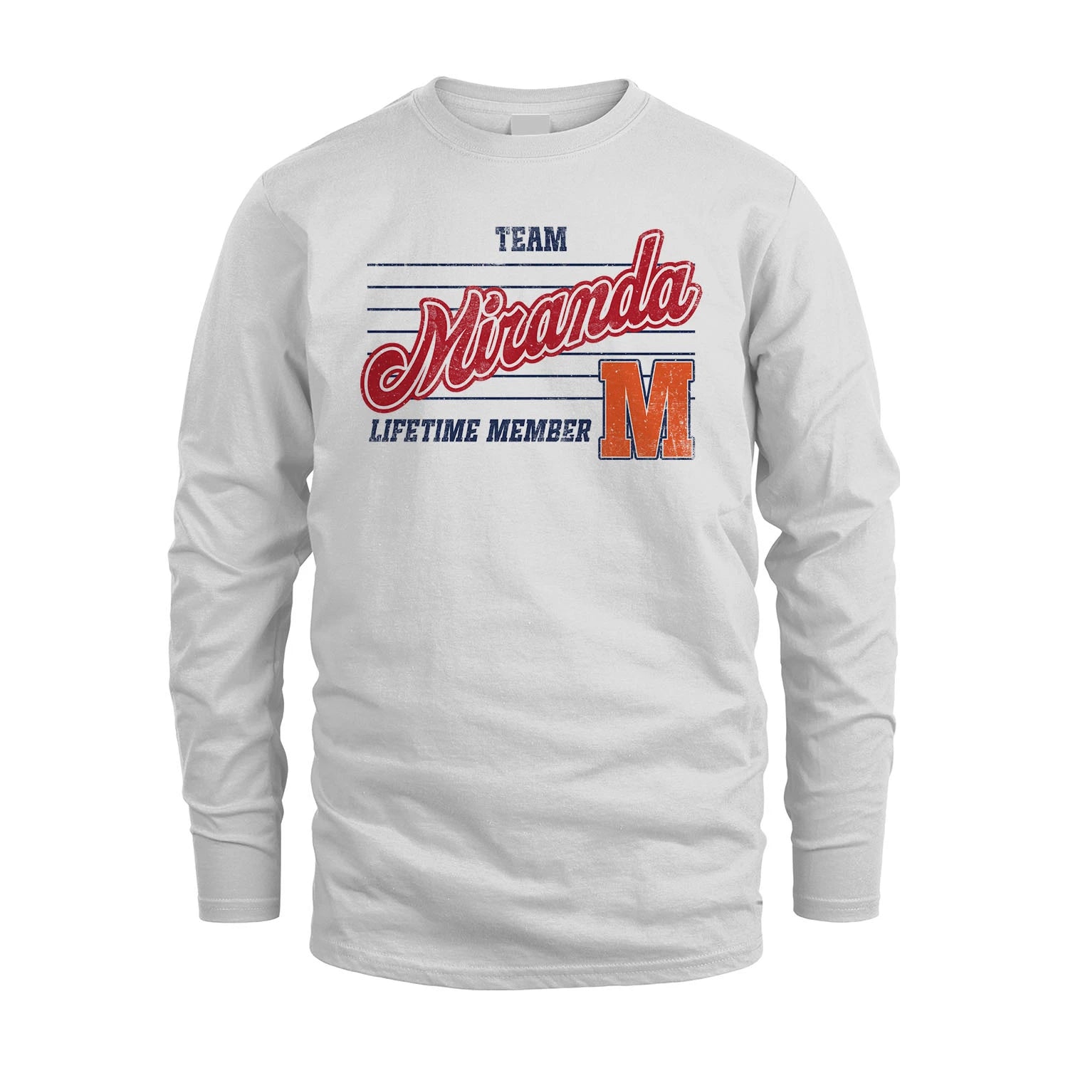 Team Your Name Lifetime Member Vintage Shirt MIRANDA M1-24
