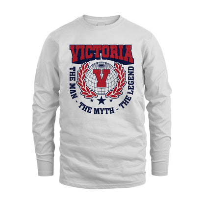 The Man The Myth The Legend Logo Shirt VICTORIA M1-30