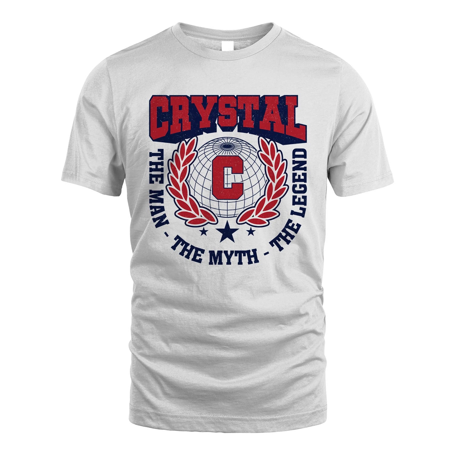 The Man The Myth The Legend Logo Shirt CRYSTAL M1-30