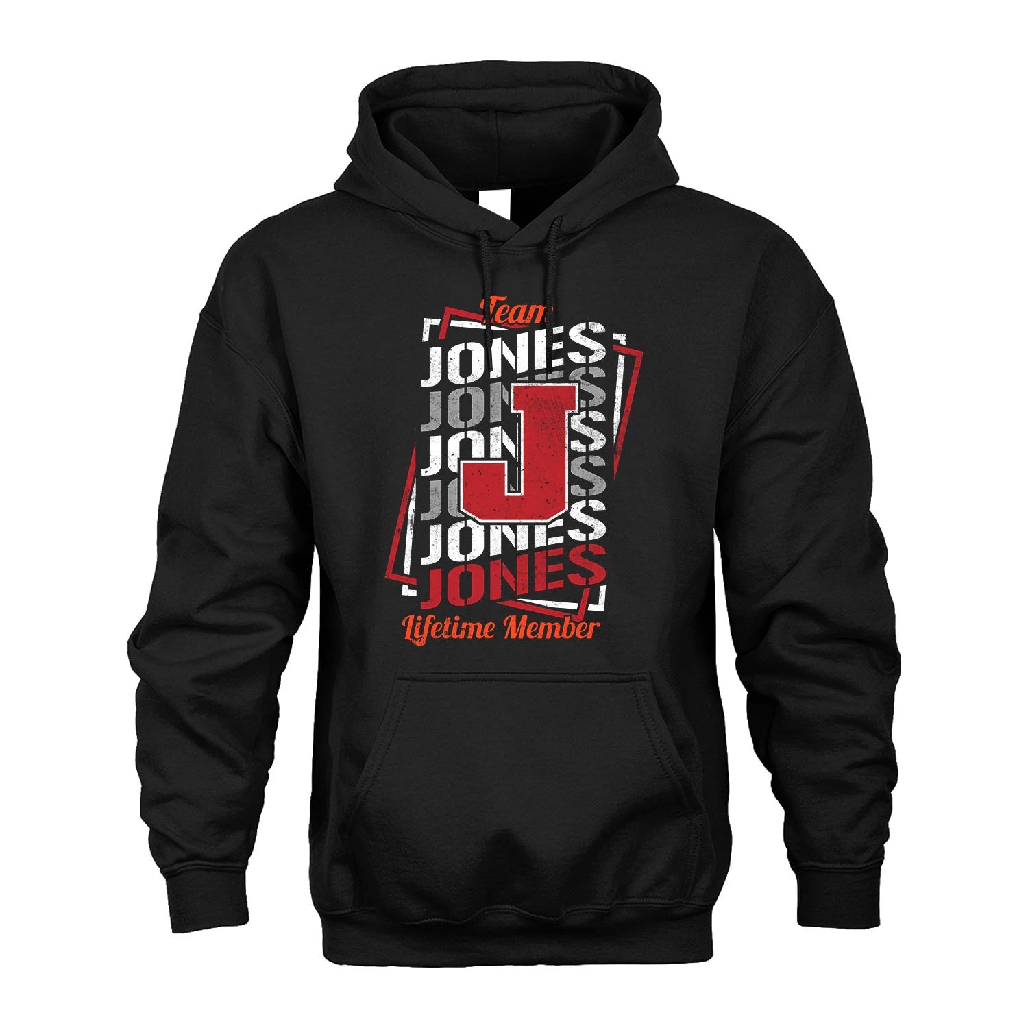 Team Your Name Lifetime Member Sporty Shirt JONES M1-25
