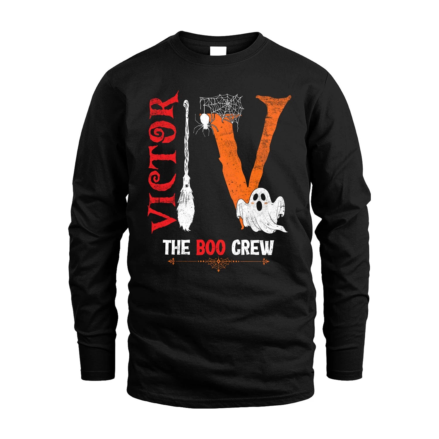 The Boo Crew Halloween With Your Name Shirt VICTOR M1-23