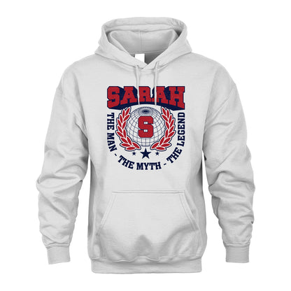 The Man The Myth The Legend Logo Shirt SARAH M1-30