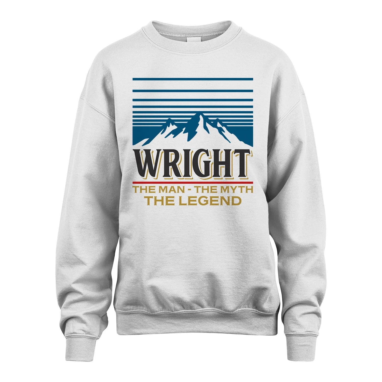 The Man The Myth The Legend Vintage Mountain Shirt WRIGHT M1-19