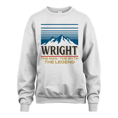 The Man The Myth The Legend Vintage Mountain Shirt WRIGHT M1-19