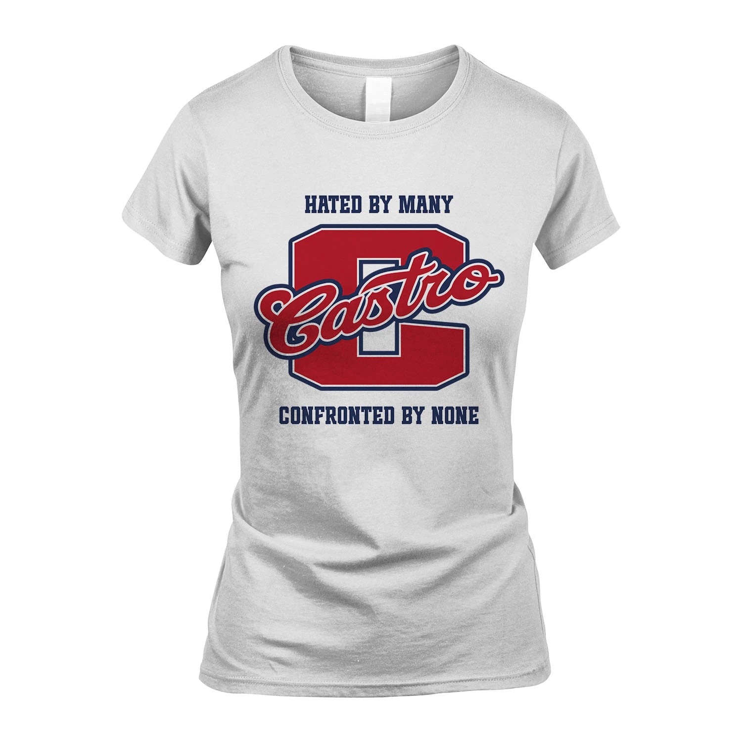 Hated By Many Confronted By None Personalized Name Shirt CASTRO M1-8