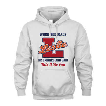 God Made Your Name Custom Shirt LESLIE M1-16