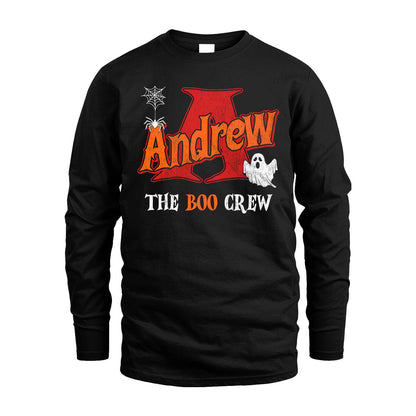 The Boo Crew Halloween Custom Name Shirt ANDREW M1-22