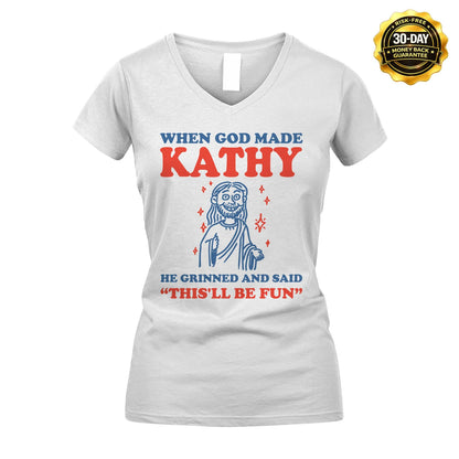 When God Made Name He Grinned And Said... KATHY M1-1