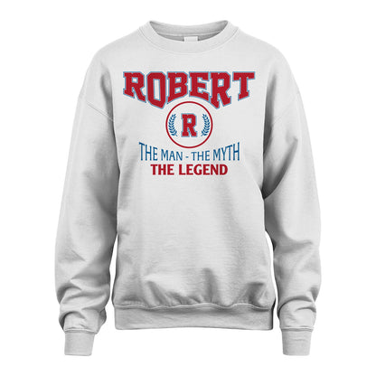The Man The Myth The Legend Jet Style Shirt ROBERT M1-9