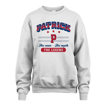 The Man The Myth The Legend With Your Name Shirt PATRICK M1-35