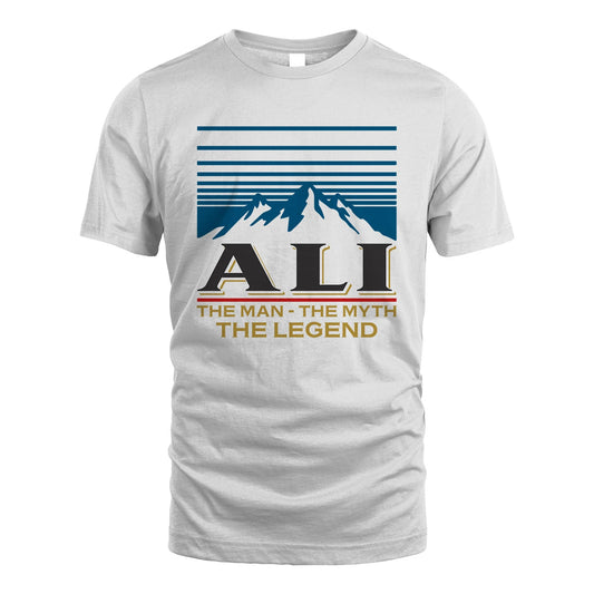 The Man The Myth The Legend Vintage Mountain Shirt ALI M1-19