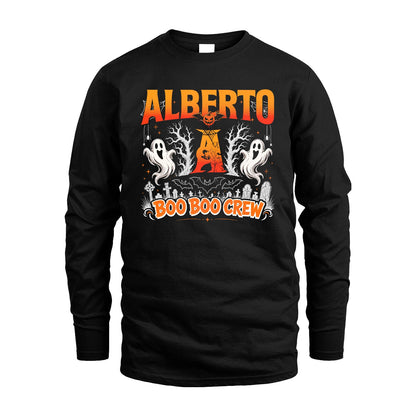 Boo Boo Crew Halloween Custom Name Shirt ALBERTO M1-28
