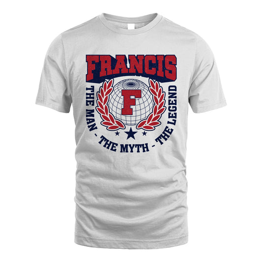 The Man The Myth The Legend Logo Shirt FRANCIS M1-30