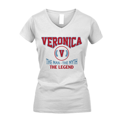 The Man The Myth The Legend Jet Style Shirt VERONICA M1-9
