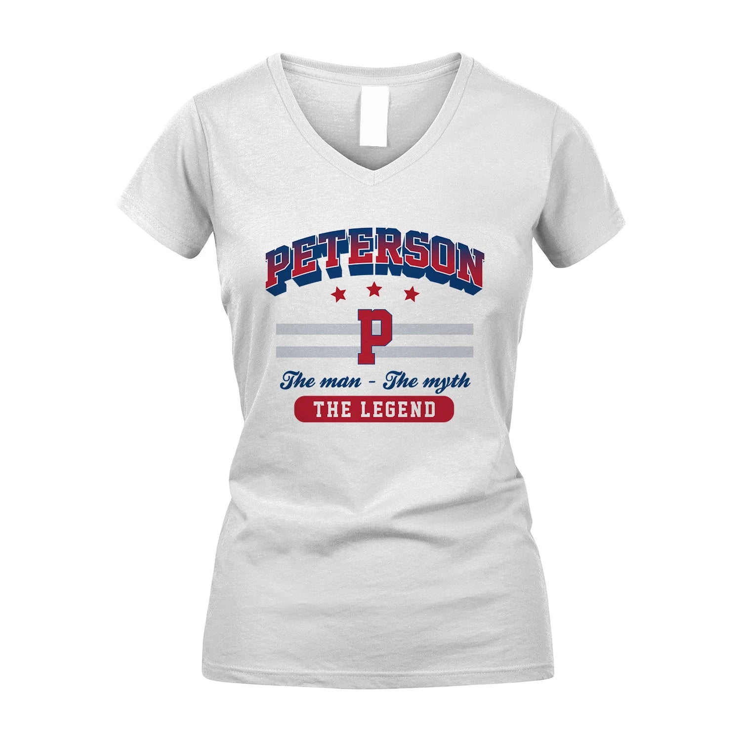 The Man The Myth The Legend With Your Name Shirt PETERSON M1-35
