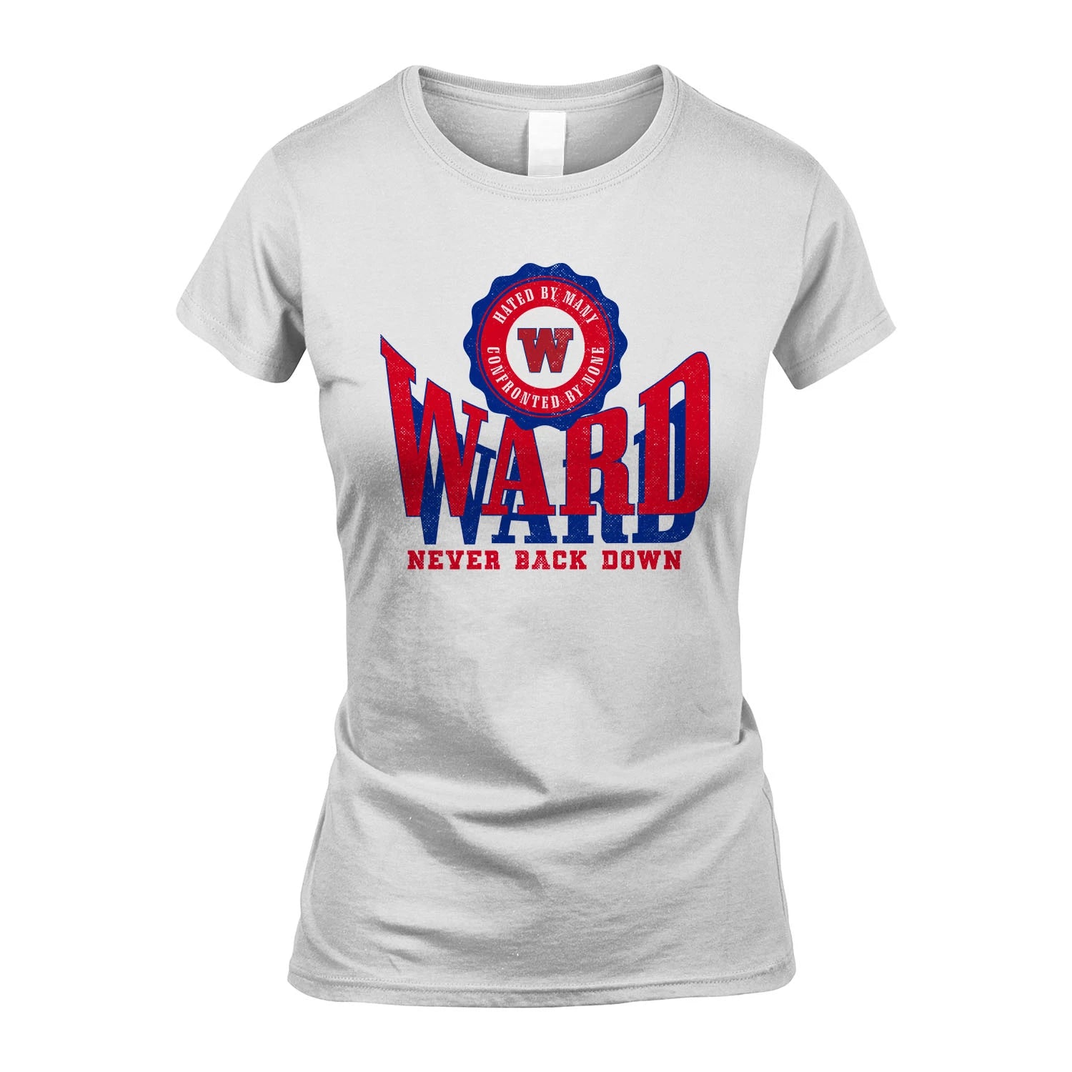 Your Name Never Back Down Shirt WARD M1-33