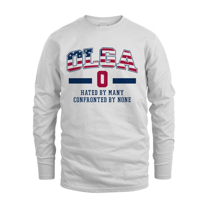 Hated By Many Confronted By None America Shirt OLGA M1-10