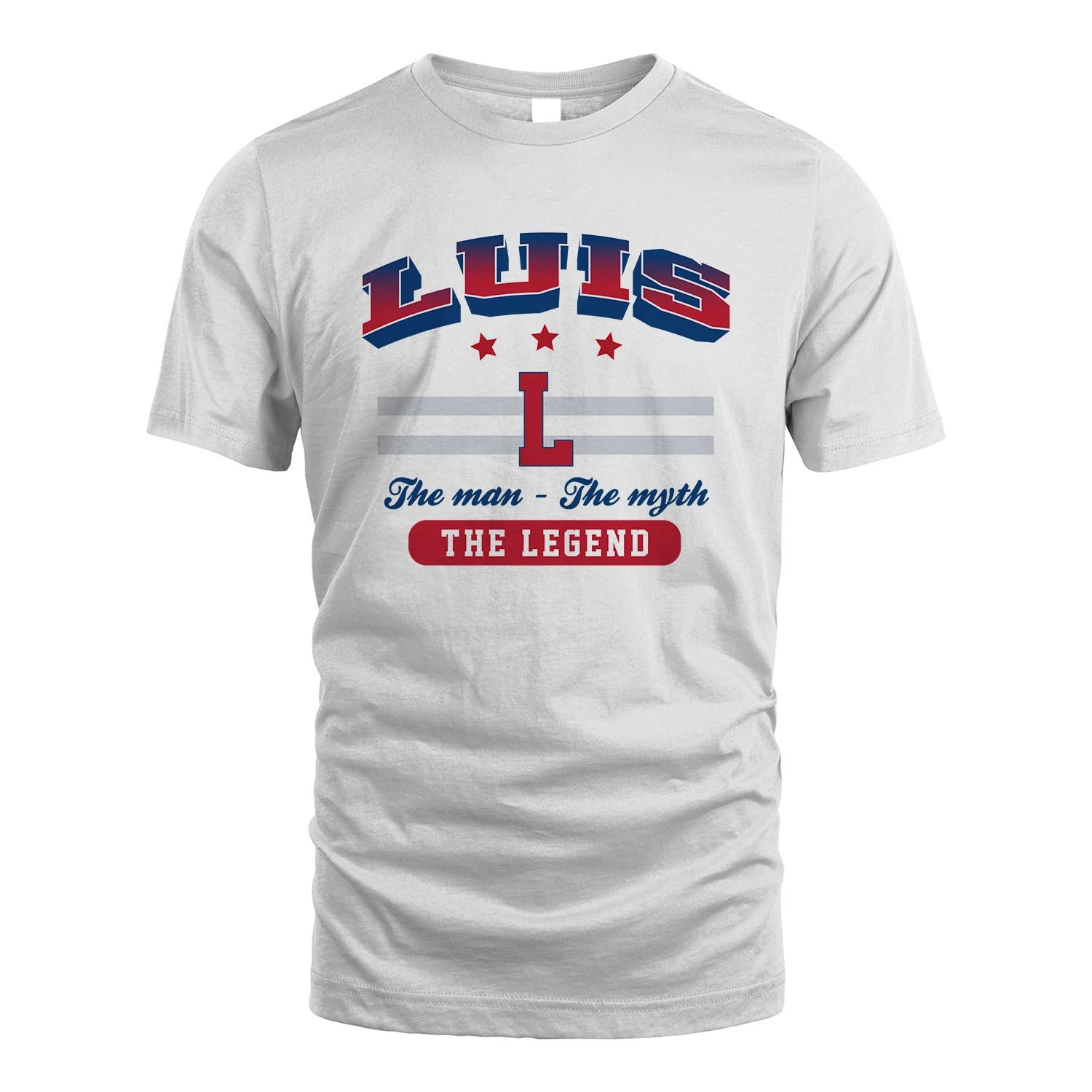 The Man The Myth The Legend With Your Name Shirt LUIS M1-35