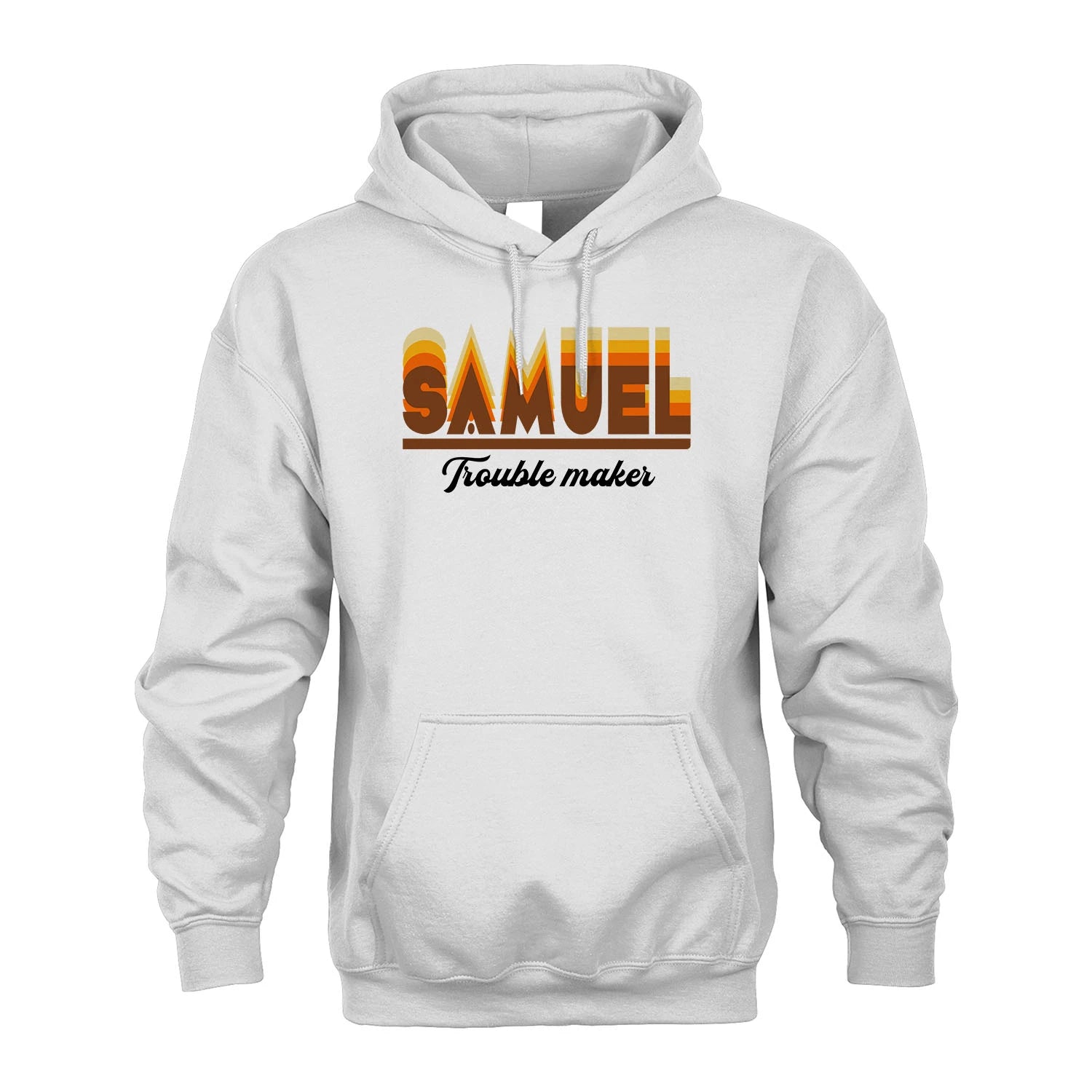Your Name Trouble Maker Funny Shirt SAMUEL M1-34