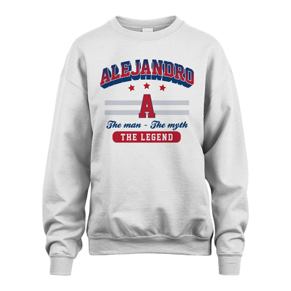 The Man The Myth The Legend With Your Name Shirt ALEJANDRO M1-35