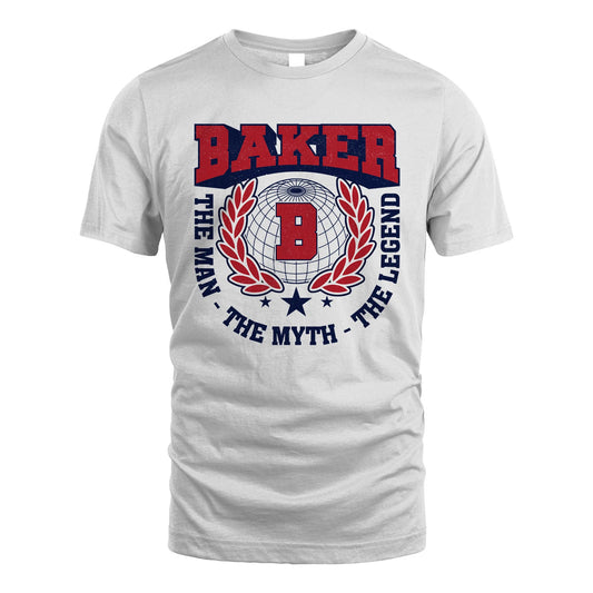 The Man The Myth The Legend Logo Shirt BAKER M1-30
