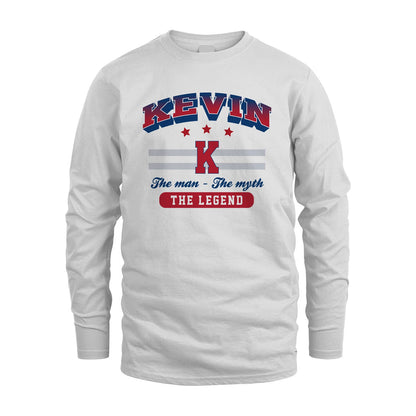 The Man The Myth The Legend With Your Name Shirt KEVIN M1-35