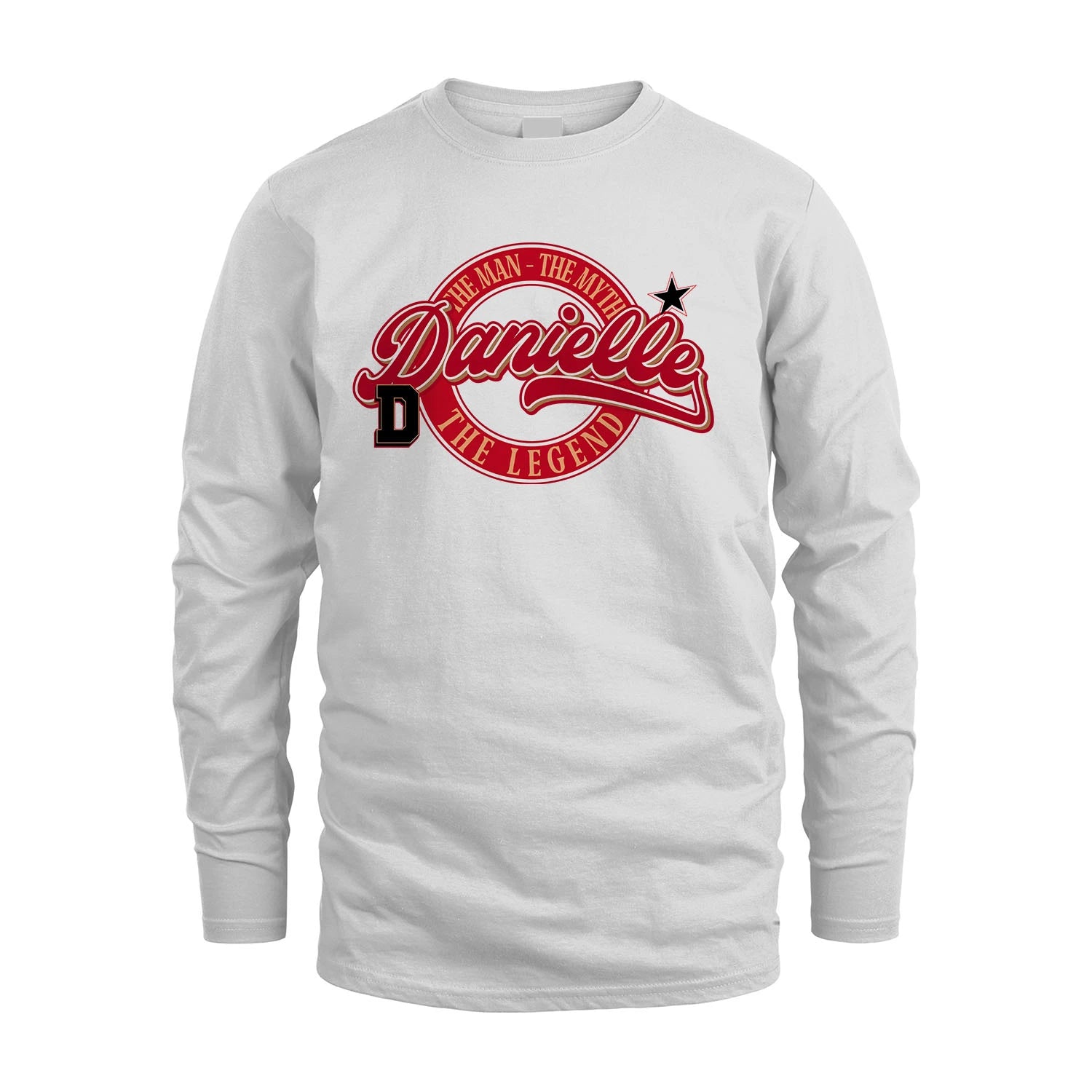The Man The Myth The Legend Sporty Shirt DANIELLE M1-14
