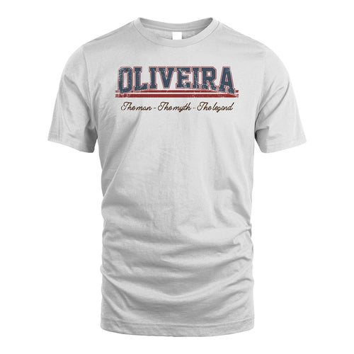 The Man The Myth The Legend Vintage Shirt OLIVEIRA M1-6