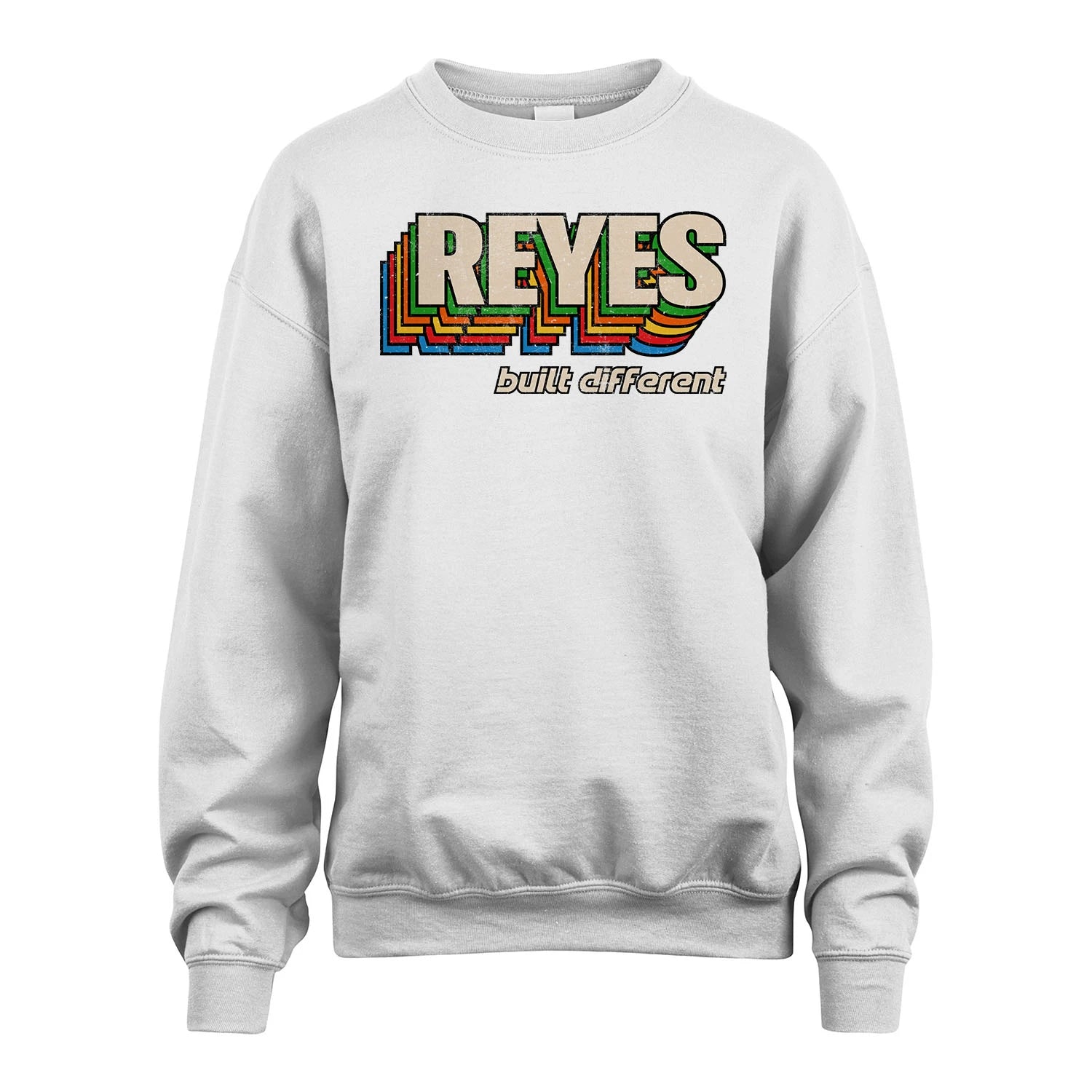 Your Name Built Different Retro Shirt REYES M1-26