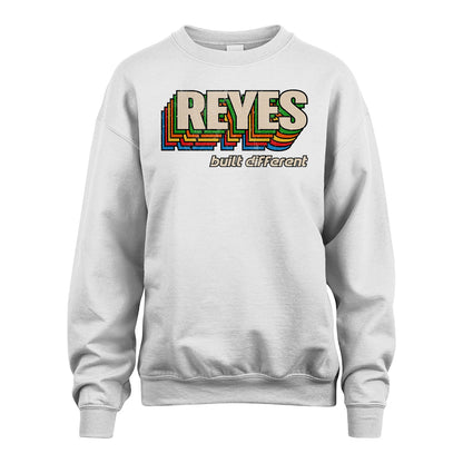 Your Name Built Different Retro Shirt REYES M1-26