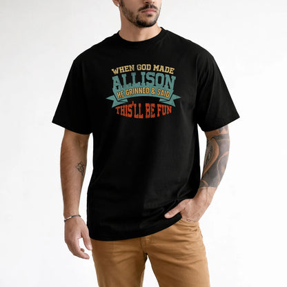 The Man The Myth The Legend Sporty Shirt ALLISON M1-15