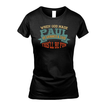 The Man The Myth The Legend Sporty Shirt PAUL M1-15