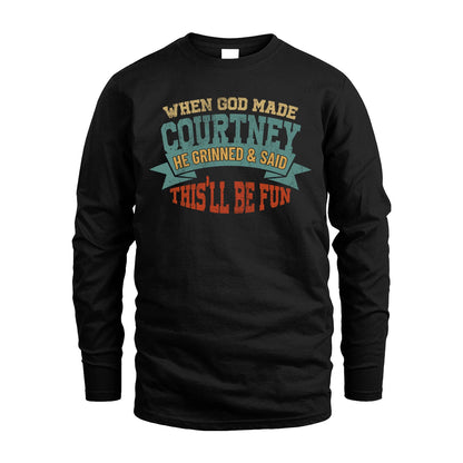 The Man The Myth The Legend Sporty Shirt COURTNEY M1-15
