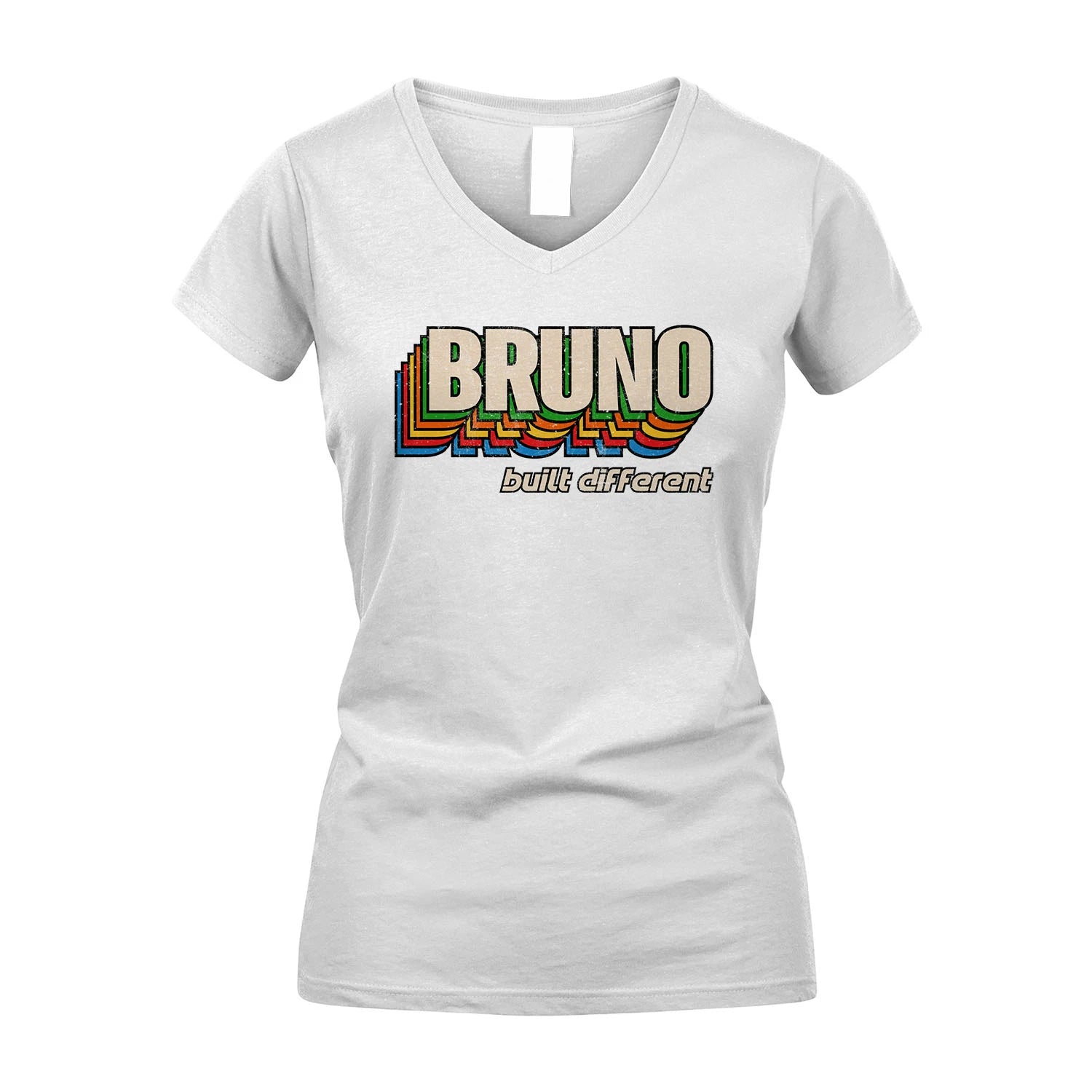 Your Name Built Different Retro Shirt BRUNO M1-26